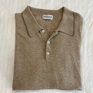 Alfani Men's Tan Polo Shirt